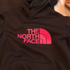 Black Breast cancer awareness North Face Hoodie!